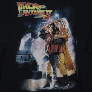 Back to the Future Part II Movie Cover Graphic T